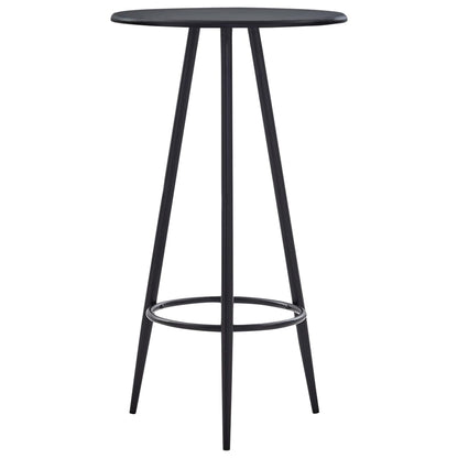 5 pcs conjunto de bar plástico preto