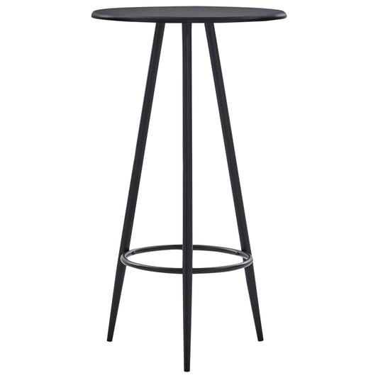 5 pcs conjunto de bar plástico preto
