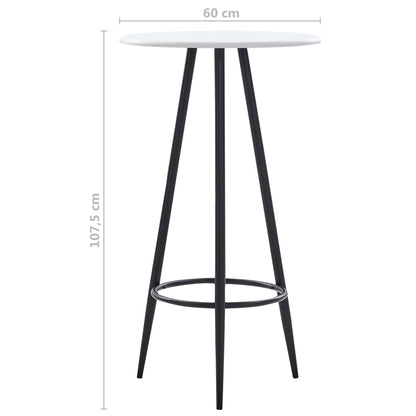 3 pcs conjunto de bar plástico preto