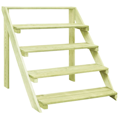 Suporte para plantas 80x80x80 cm madeira de pinho impregnada