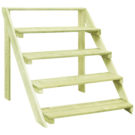 Suporte para plantas 80x80x80 cm madeira de pinho impregnada