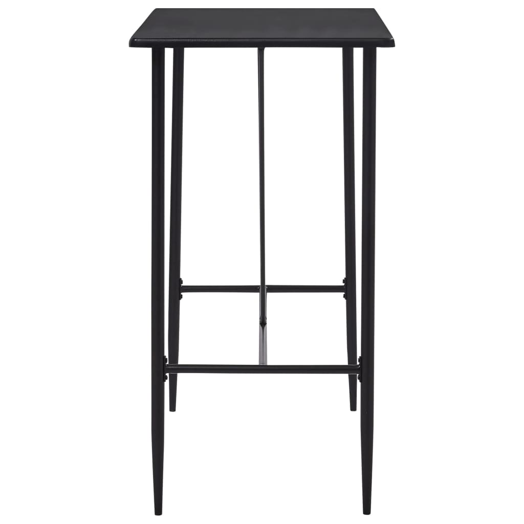 5 pcs conjunto de bar tecido cinzento-escuro