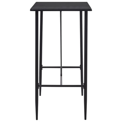 5 pcs conjunto de bar tecido cinzento-escuro