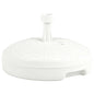 Base de guarda-sol c/ areia/água 20 L plástico vime branco