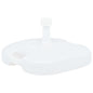 Base de guarda-sol enchimento c/ areia/água 16L plástico branco