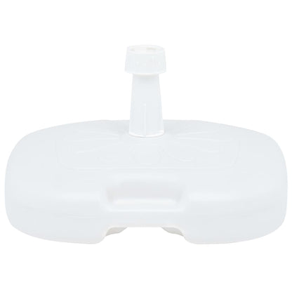 Base de guarda-sol enchimento c/ areia/água 16L plástico branco