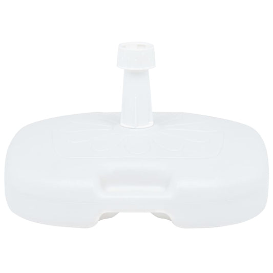 Base de guarda-sol enchimento c/ areia/água 16L plástico branco