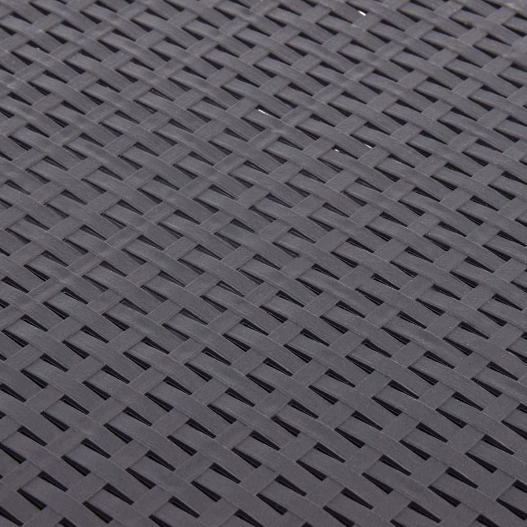 Mesa de apoio 54x54x36,5 cm plástico moca