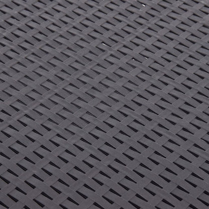 Mesa de apoio 54x54x36,5 cm plástico moca