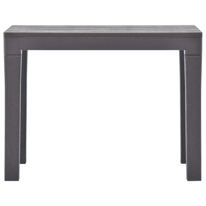 Bancos de jardim 2 pcs plástico mocca