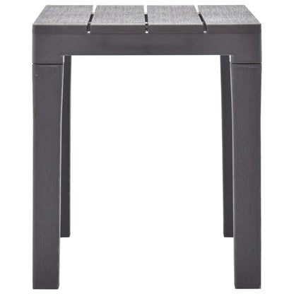 Bancos de jardim 2 pcs plástico mocca