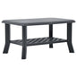 Mesa de centro 90x60x46 cm plástico antracite