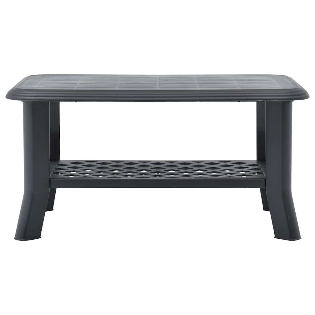 Mesa de centro 90x60x46 cm plástico antracite