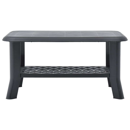 Mesa de centro 90x60x46 cm plástico antracite