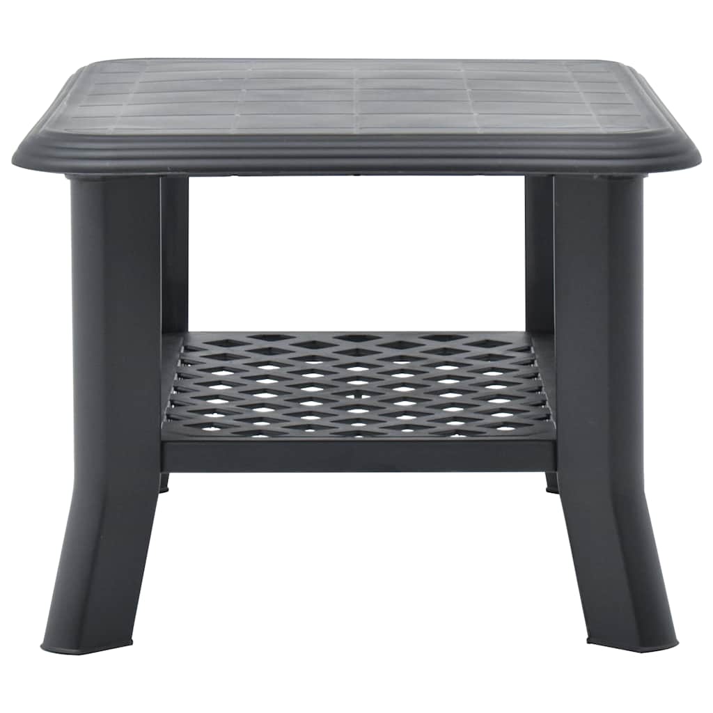 Mesa de centro 90x60x46 cm plástico antracite
