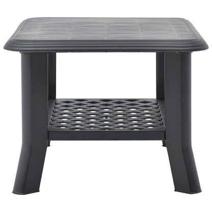 Mesa de centro 90x60x46 cm plástico antracite