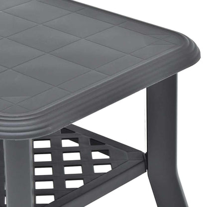 Mesa de centro 90x60x46 cm plástico antracite
