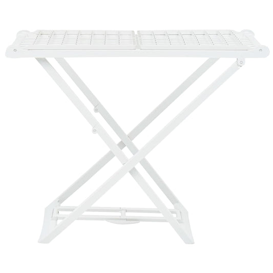 Estendal roupas dobrável plástico branco