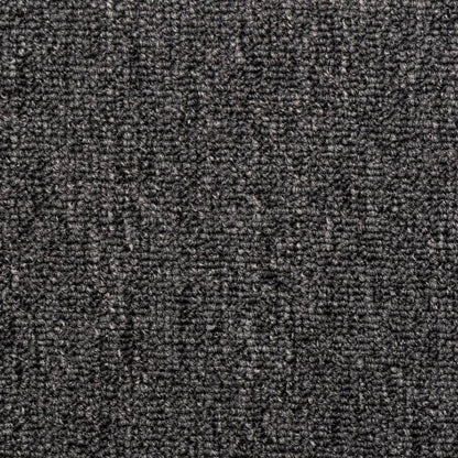 Tapetes de escada 15 peças 65x21x4 cm antracite com borda retangular