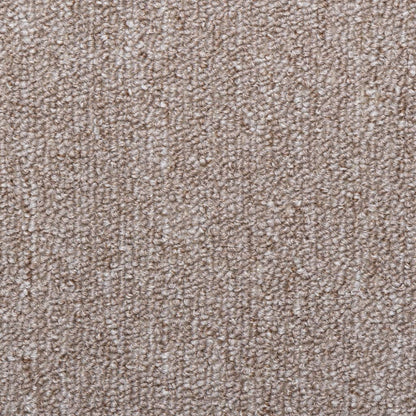 Tapetes de escada 15 peças 65x21x4 cm marrom claro com borda retangular