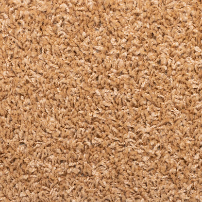 Tapetes de escada 15 peças 65x21x4 cm bege com borda retangular