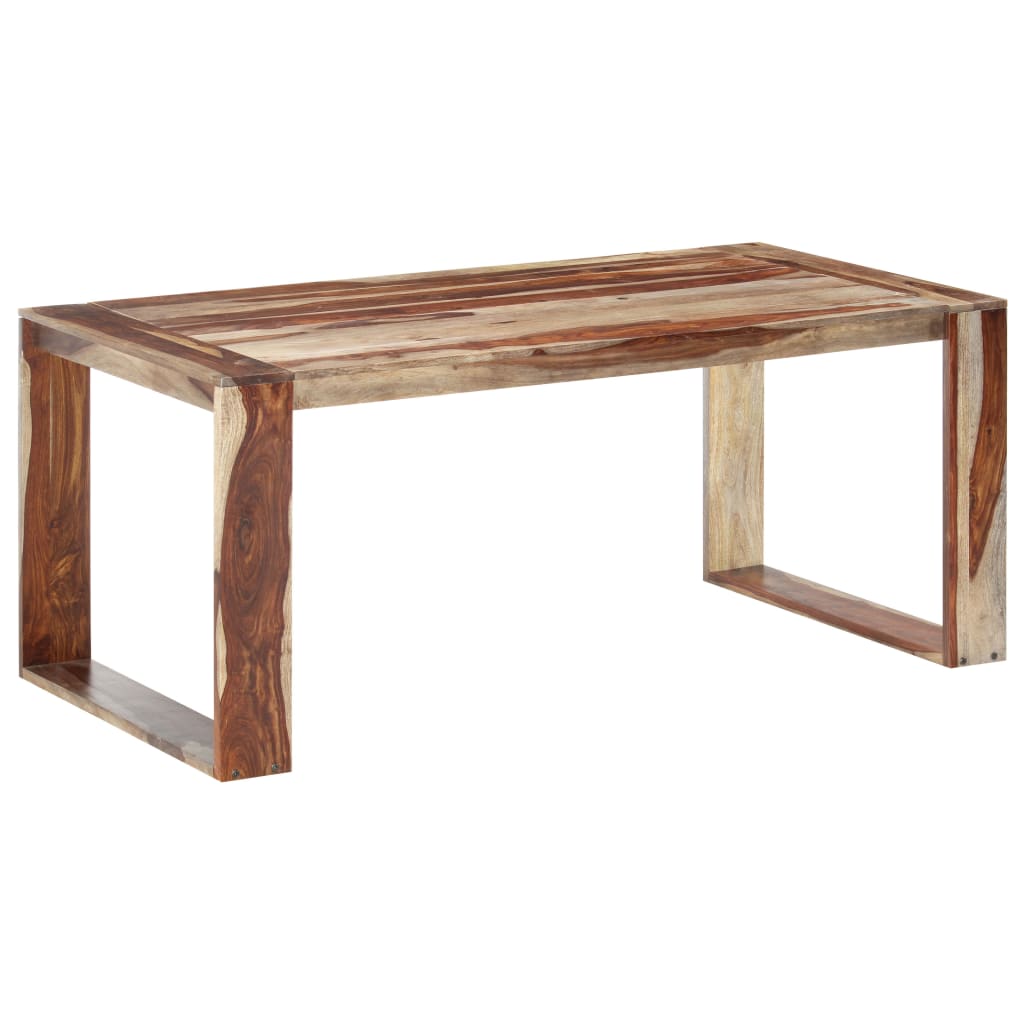 Mesa de jantar 180x90x76 cm madeira maciça