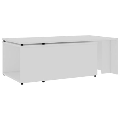Mesa de centro 150x50x35 cm derivados de madeira branco