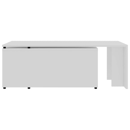 Mesa de centro 150x50x35 cm derivados de madeira branco