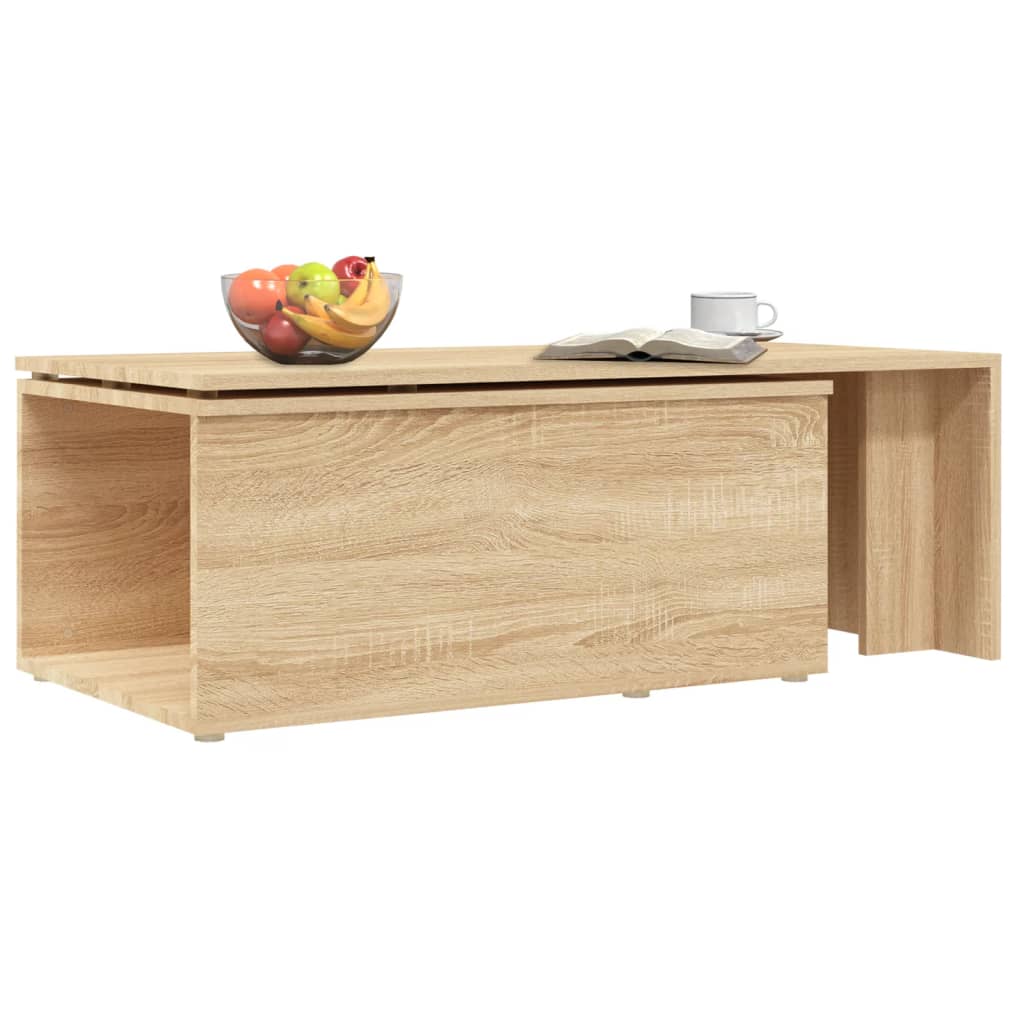 Mesa de centro 150x50x35cm derivados de madeira carvalho sonoma