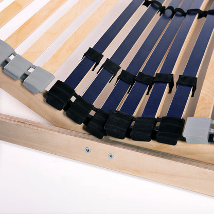 Estrados de ripas 2 pcs com 42 ripas 7 zonas 70x200 cm