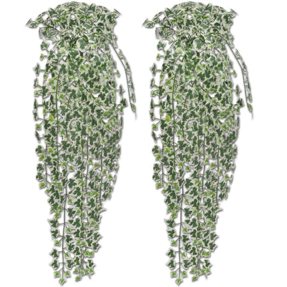 Trepadeira hera artificial 4 pcs 90 cm variegada