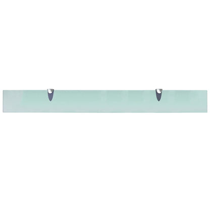 Prateleiras flutuantes 2 pcs vidro 90x10 cm 8 mm