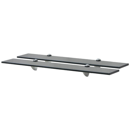 Prateleiras flutuantes 2 pcs vidro 70x10 cm 8 mm