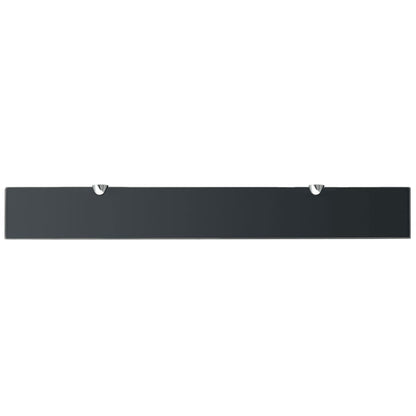Prateleiras flutuantes 2 pcs vidro 80x10 cm 8 mm