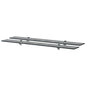 Prateleiras flutuantes 2 pcs vidro 90x10 cm 8 mm