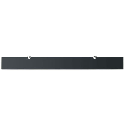 Prateleiras flutuantes 2 pcs vidro 100x10 cm 8 mm