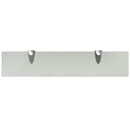 Prateleiras flutuantes 2 pcs vidro 50x10 cm 8 mm