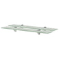 Prateleiras flutuantes 2 pcs vidro 60x10 cm 8 mm