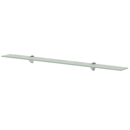 Prateleiras flutuantes 2 pcs vidro 100x10 cm 8 mm