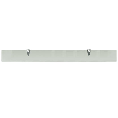 Prateleiras flutuantes 2 pcs vidro 100x10 cm 8 mm