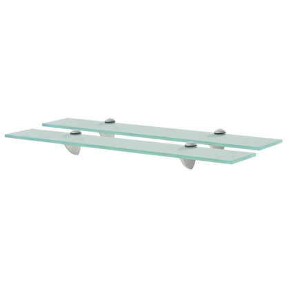 Prateleiras flutuantes 2 pcs vidro 60x20 cm 8 mm