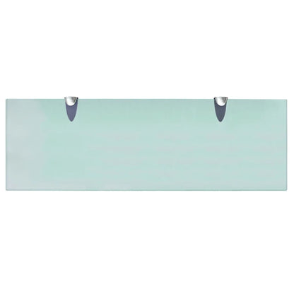 Prateleiras flutuantes 2 pcs vidro 60x20 cm 8 mm
