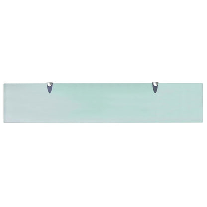 Prateleiras flutuantes 2 pcs vidro 100x20 cm 8 mm