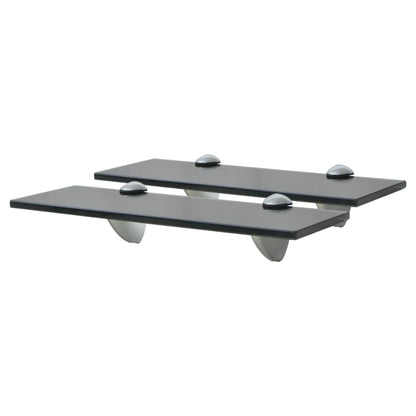 Prateleiras flutuantes 2 pcs vidro 30x20 cm 8 mm