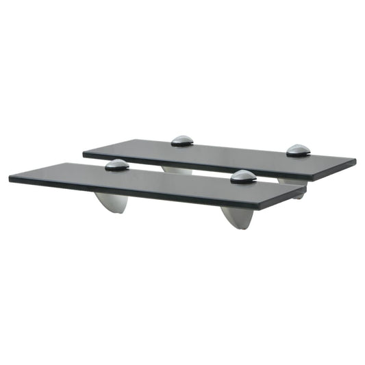 Prateleiras flutuantes 2 pcs vidro 30x20 cm 8 mm