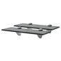Prateleiras flutuantes 2 pcs vidro 30x20 cm 8 mm