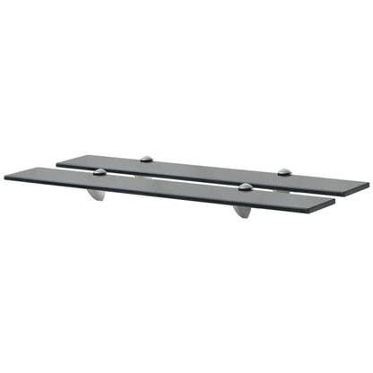 Prateleiras flutuantes 2 pcs vidro 70x20 cm 8 mm