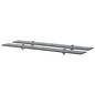 Prateleiras flutuantes 2 pcs vidro 90x20 cm 8 mm