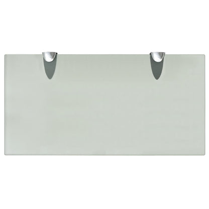 Prateleiras flutuantes 2 pcs vidro 40x20 cm 8 mm