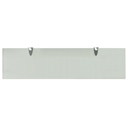 Prateleiras flutuantes 2 pcs vidro 80x20 cm 8 mm